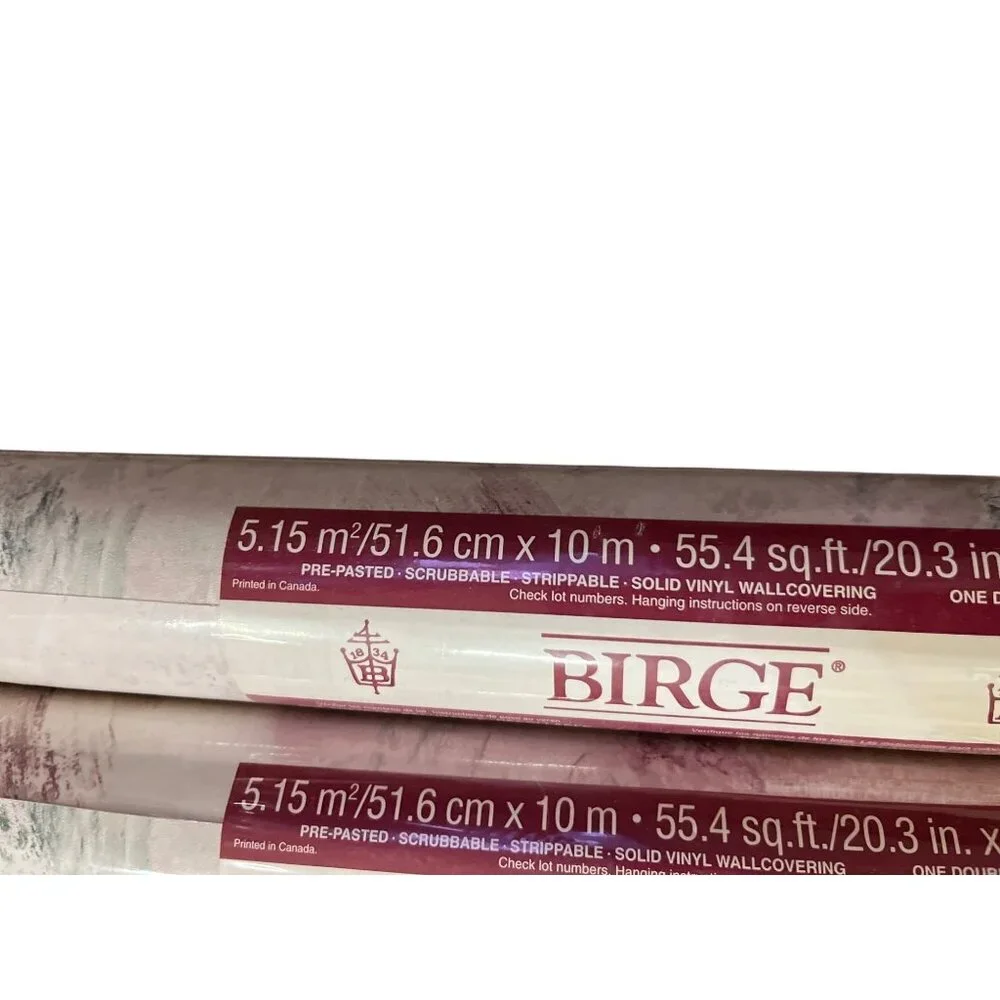 Vintage Birge Wallpaper 2 Bolts New Sealed Country Harvest Lot 24 830162